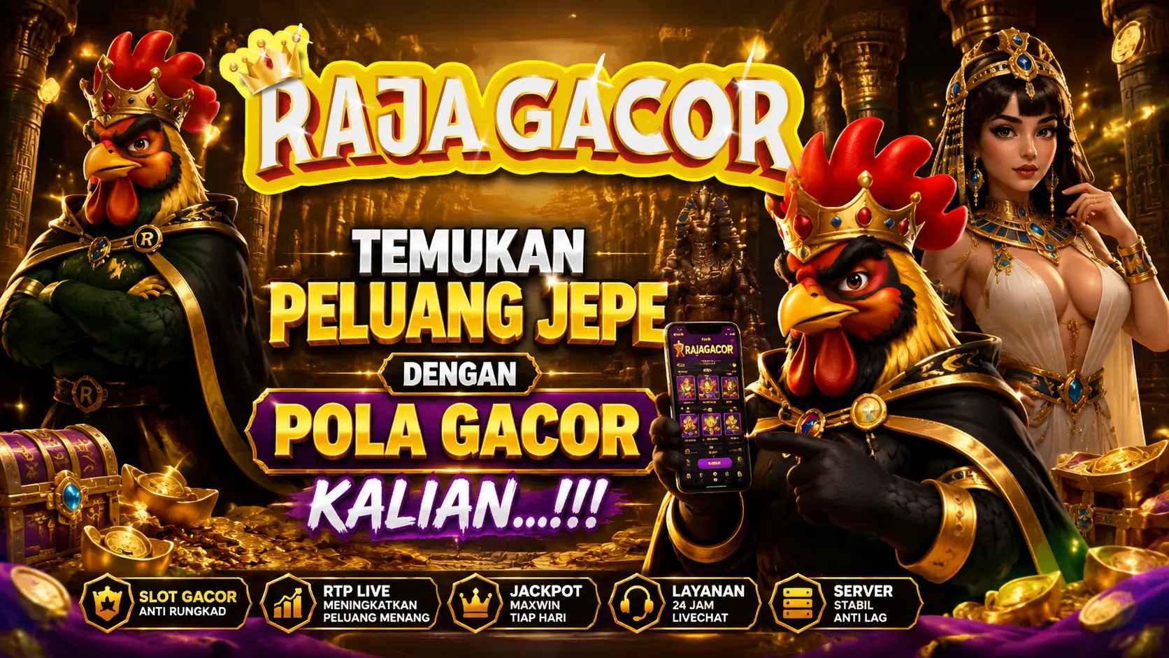 RAJAGACOR: Daftar Situs Gacor Raja Slot Online Dewa Zeus Guncang Scatter x1000